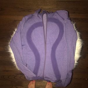 Lululemon purple zip up